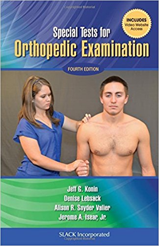 Special tests for orthopedic examination 4 edition